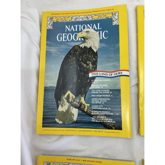 Nat Geo Jul–Dec 1976 Slipcover Lot | Vintage Science, Wildlife Magazine - Picture 13 of 16